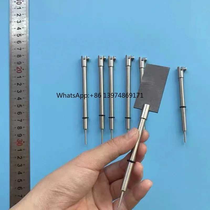 JJ120 Stainless Steel Electrode Clamp Working Electrode Multi Purpose Fixture Small Diameter Gap 3mm Invoice Issued