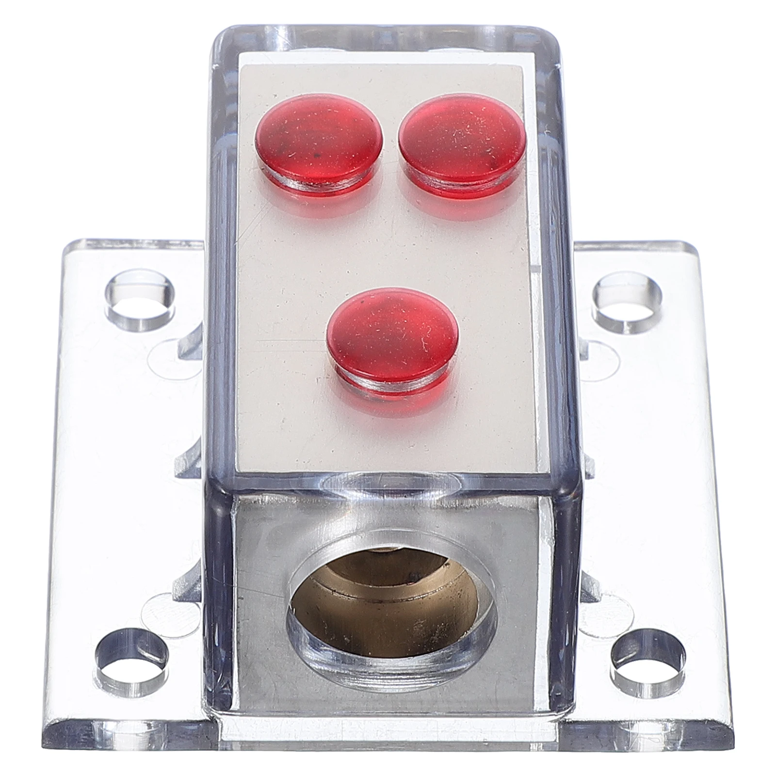 

Power Distribution Block Auto Audio Ground Distributor Plastic Amplifier Car Speaker Splitter Power Box Marine Truck Tool