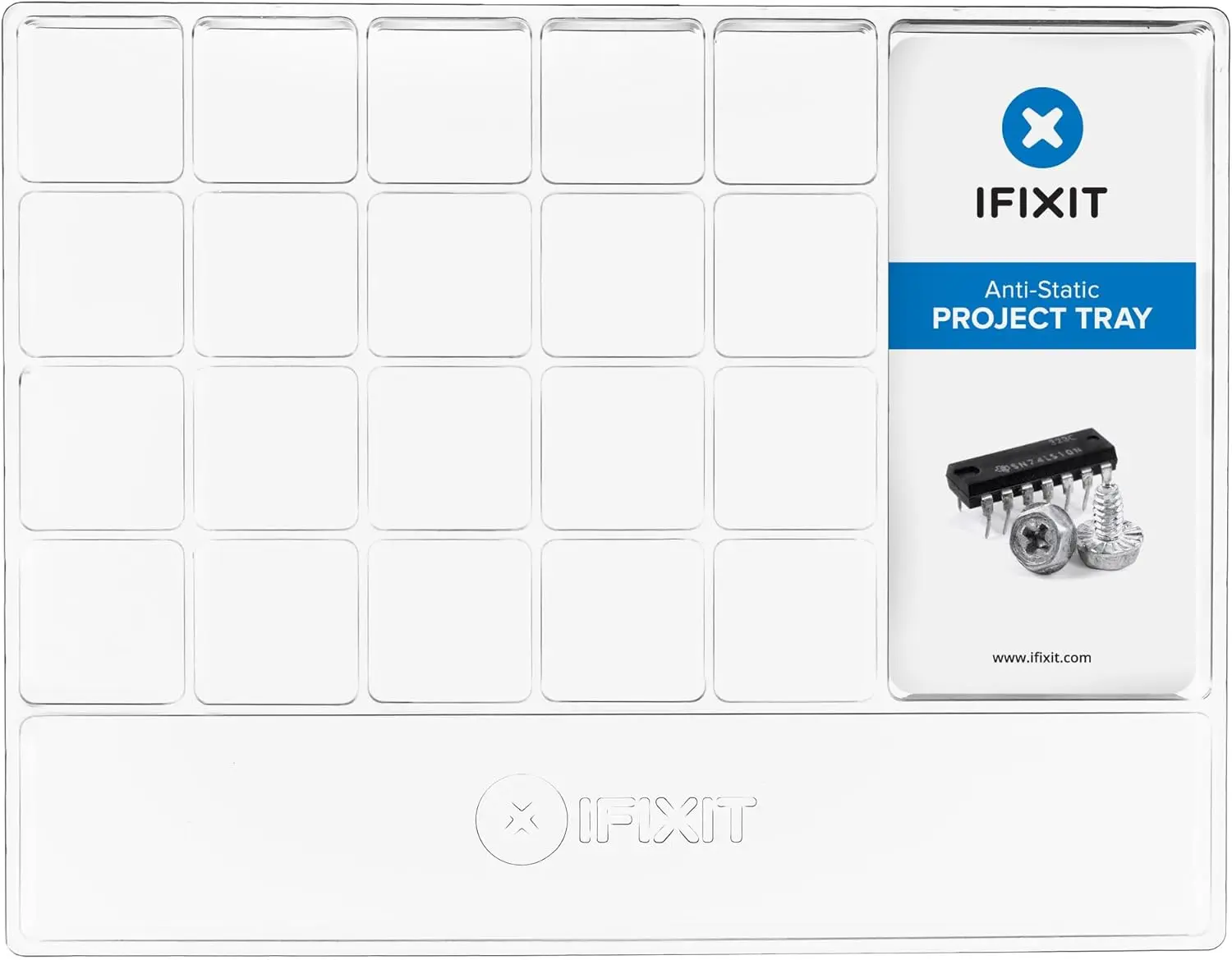 

Anti-Static Project Tray Small Parts Screw Holder for Electronics Repair Organization