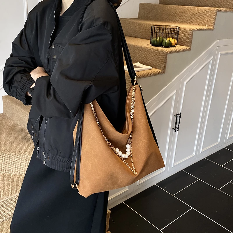 

Модная женская роскошная кожаная сумка через плечо Элегантная сумка через плечо Классический дизайнерский вид для женщин