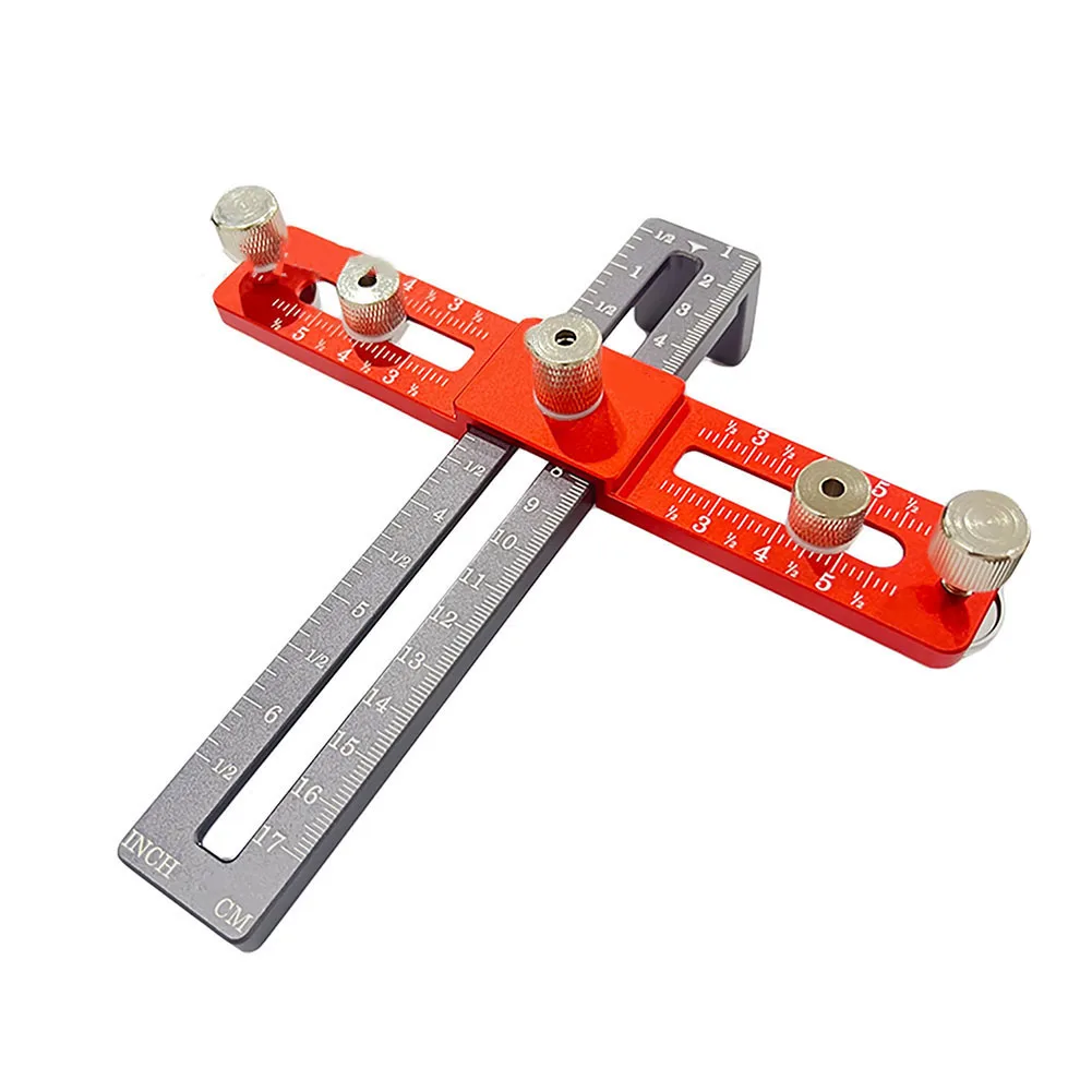 Portable Cabinet Jig Cabinet Jig Tool Accurate Hole Spacing Compact Size Easy Alignment Lightweight And Foldable