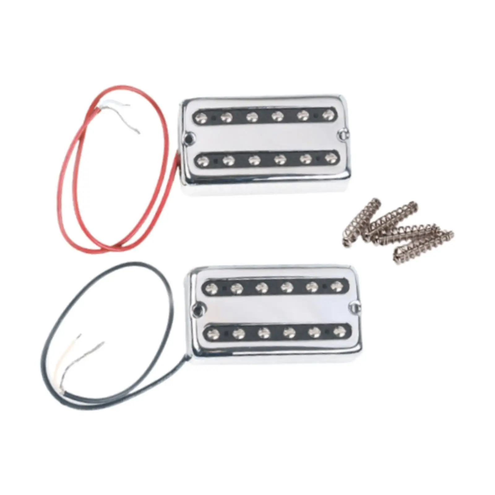 

Twin-coil Guitar Pick-up Set Easy Installation Professional H Style Neck and Bridge Pickups for Lp-style Guitars Musicians