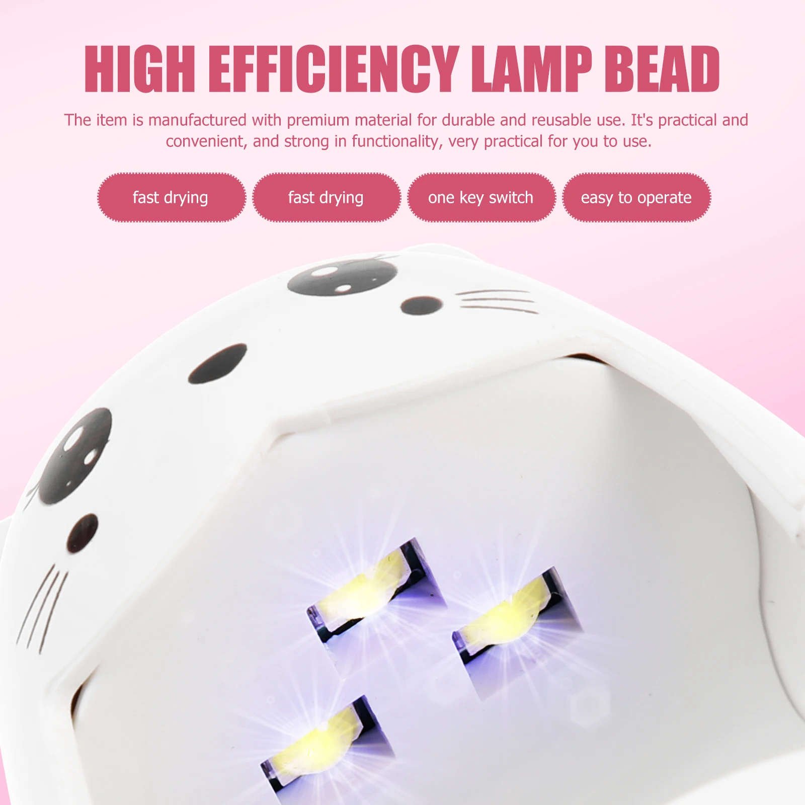 

1Set Usb Lamp Led Quick-Dry Manicure Light Portable Nail Polish Dryer For Professional Salon Home Uv Nail Art Drying Machine