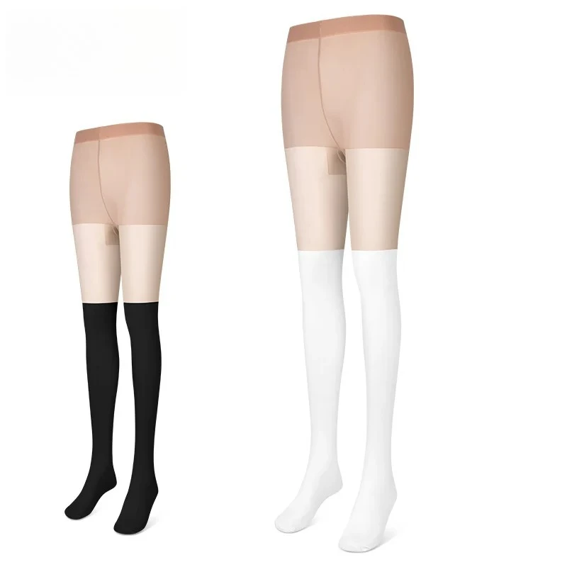 

Women's Golf Sunscreen Leggings Sports Socks Summer Lightweight Breathable Spliced Anti Hook Silk Socks WZ023