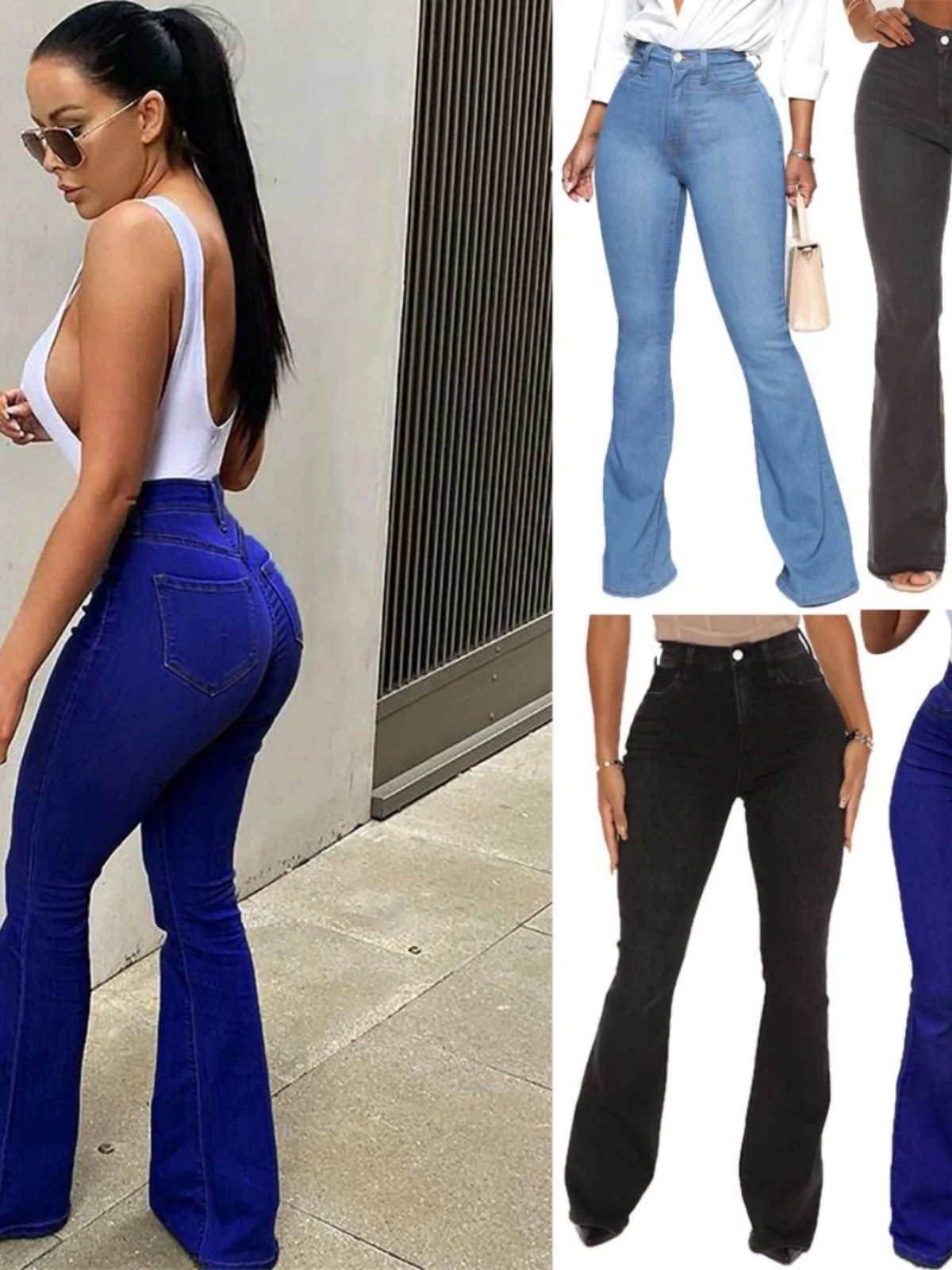 

Large Size Women's Jeans Mop Speaker Ins Sle Faionable Ladies' Denim Pants Autumn Collection 2024