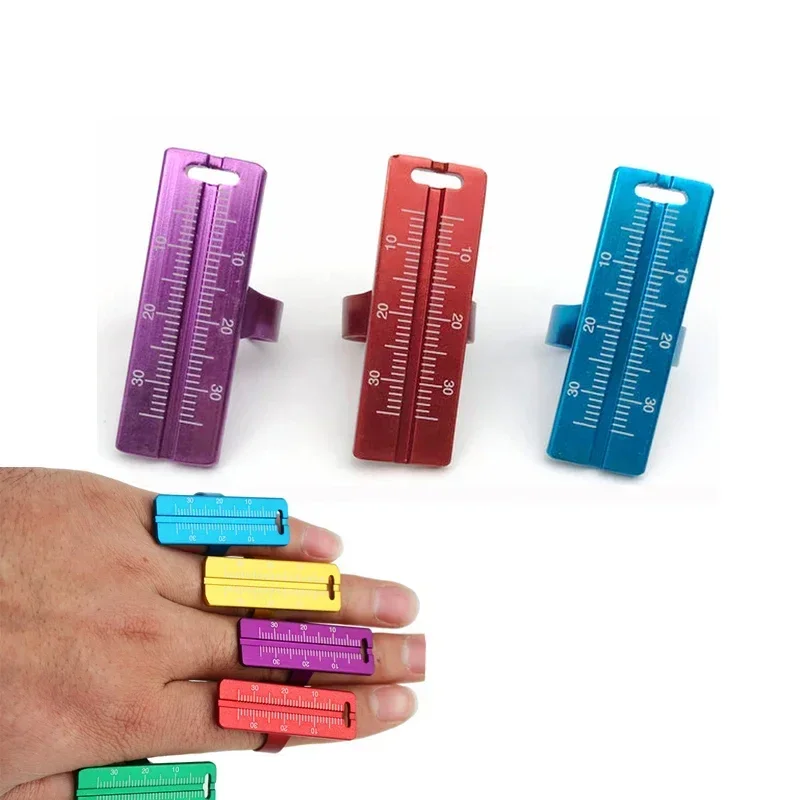 

Стоматологическая линейка из алюминиевого сплава, инструмент для измерения корневых каналов для эндодонтической красочной стоматологии, кольцевая линейка, стоматологические инструменты