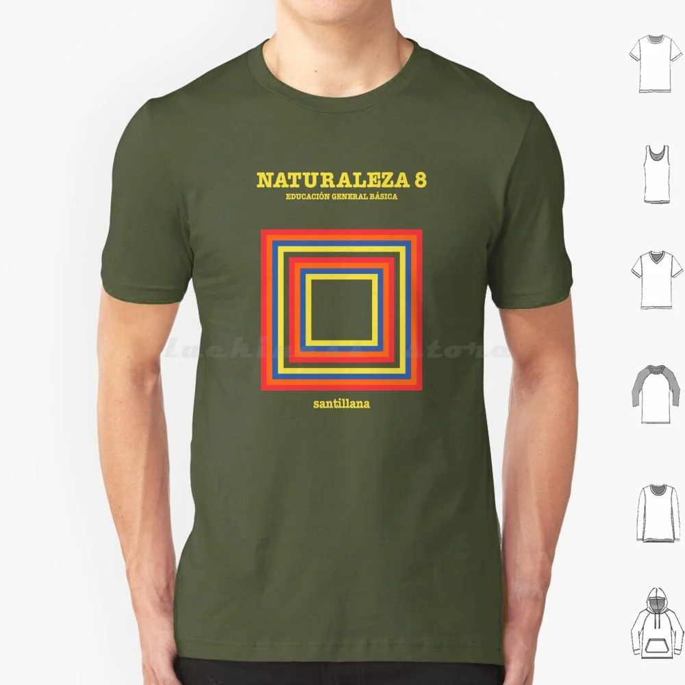 Camiseta de libro Egb para hombres, mujeres y niños, 6xl, naturaleza, 8 libros Egb, Retro, Vintage, cubierta de España, libro de página, naturaleza
