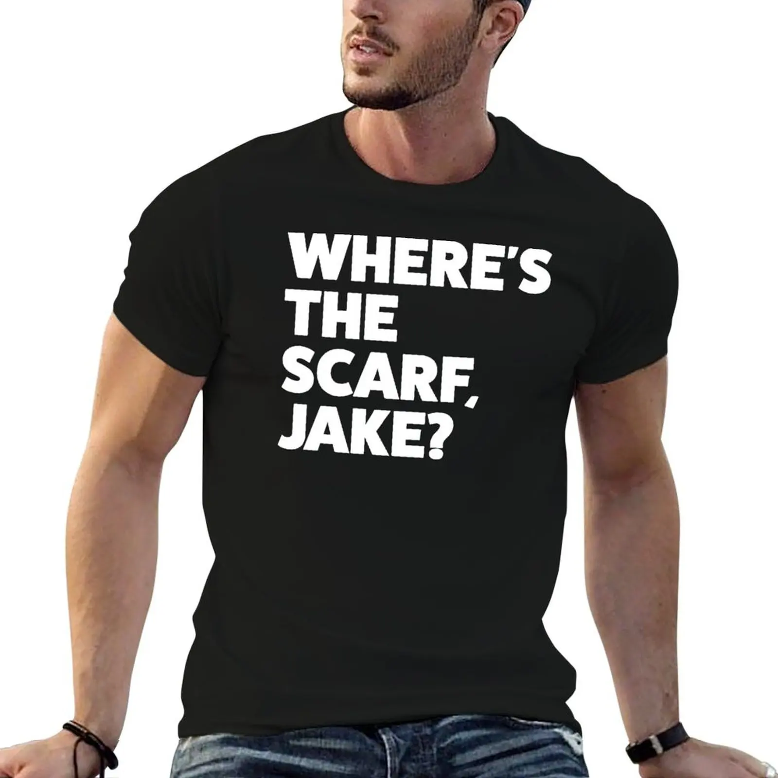 for t cotton shirts pack man heavy Jake T-Shirt Scarf cotton shirt t man the Where's