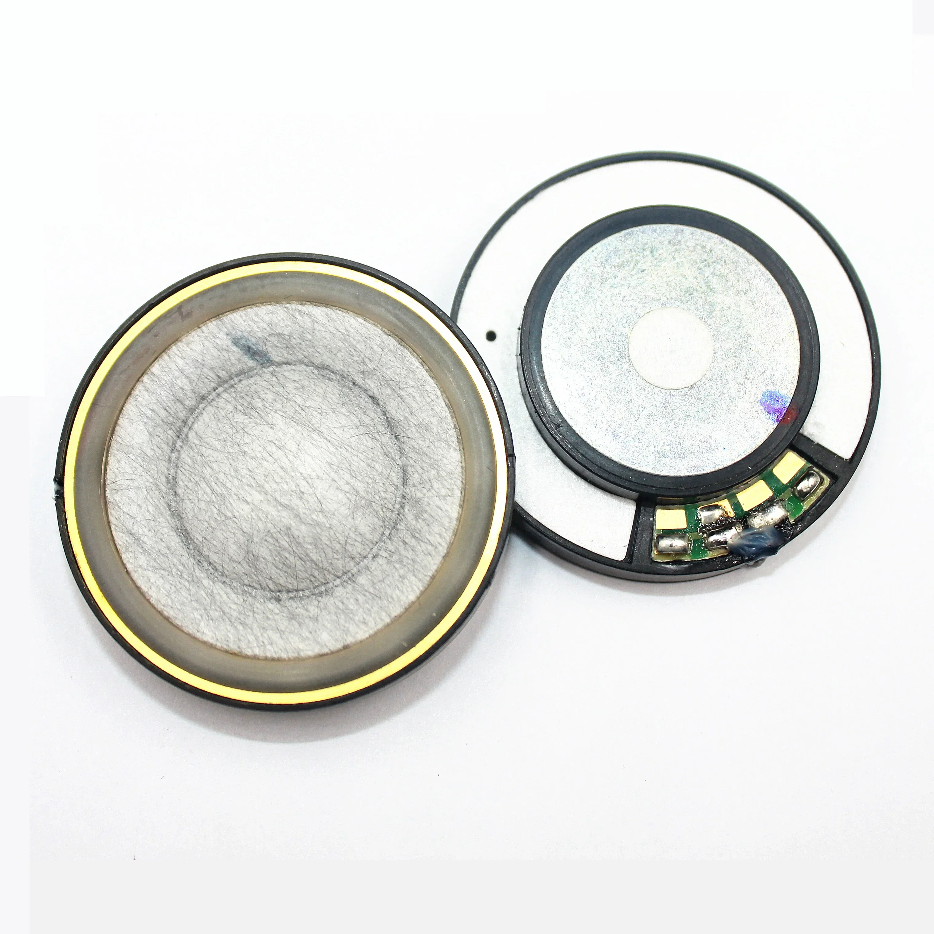 Full Range 40mm 32Ohm Hifi Speaker Driver Parts For Headphone ,Metal Frame Hi-compliance The Diaphragm With Nanofiber FreeEdge