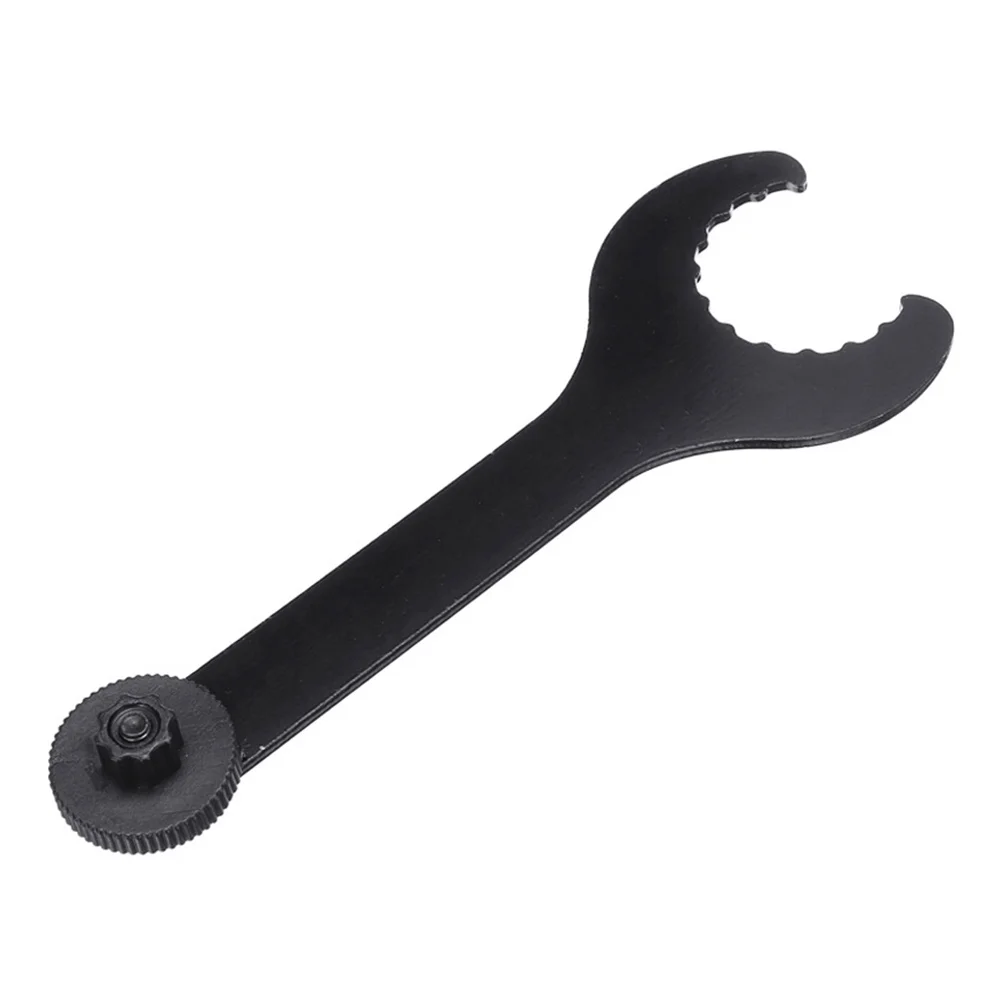 

Bike Wrench Tool for Central Shaft Crankset Removal Black Stainless Steel Bicycle Repair Spanner Axle Wrench