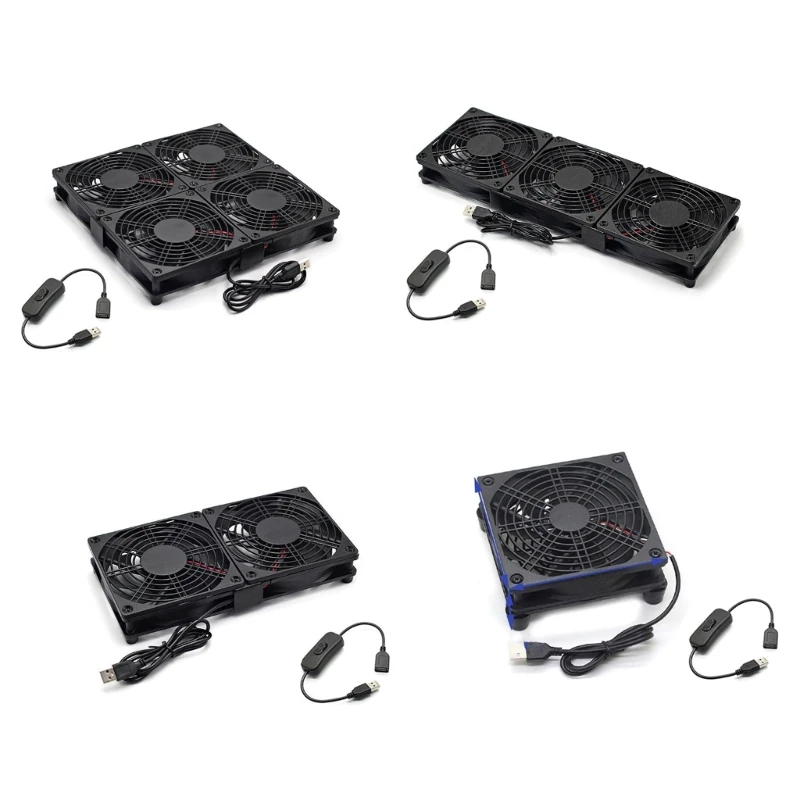 

Многофункциональный 120-мм вентилятор с питанием от USB для улучшенного охлаждения маршрутизаторов, серверов, рабочих станций и