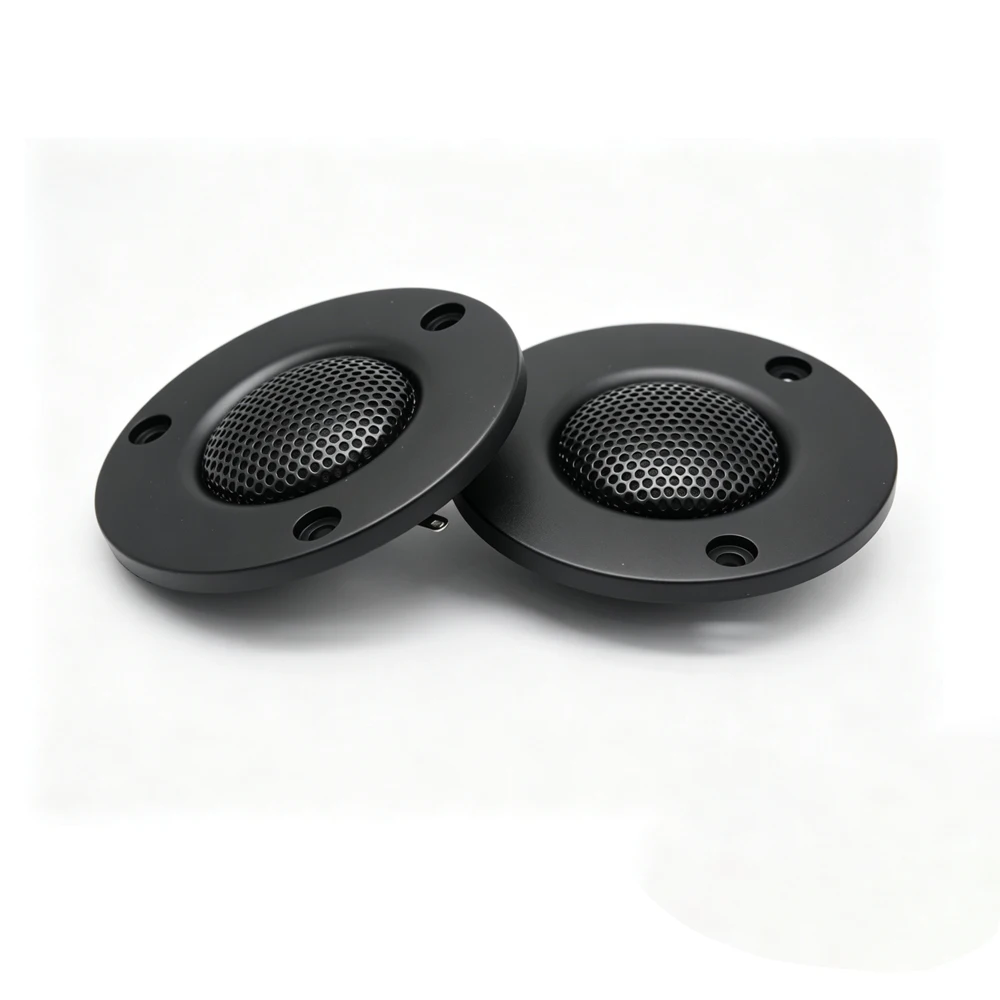 AUIN 2 szt. jednokalibrowy głośnik wysokotonowy z kopułą jedwabną 4Ohm 30W Hifi z żelazną siatką do modernizacji systemu audio w samochodzie, głośniki Bluetooth DIY — zdjęcie produktu 4