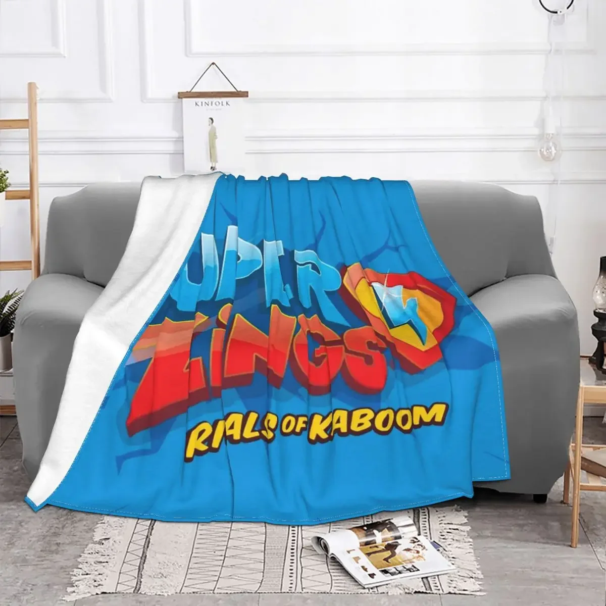 

Baby Blanket Super Zings Game Flannel Decoration Kid Adult Gifts Cartoon Warm Breathable Throw for Bedding Travel Rug Piece