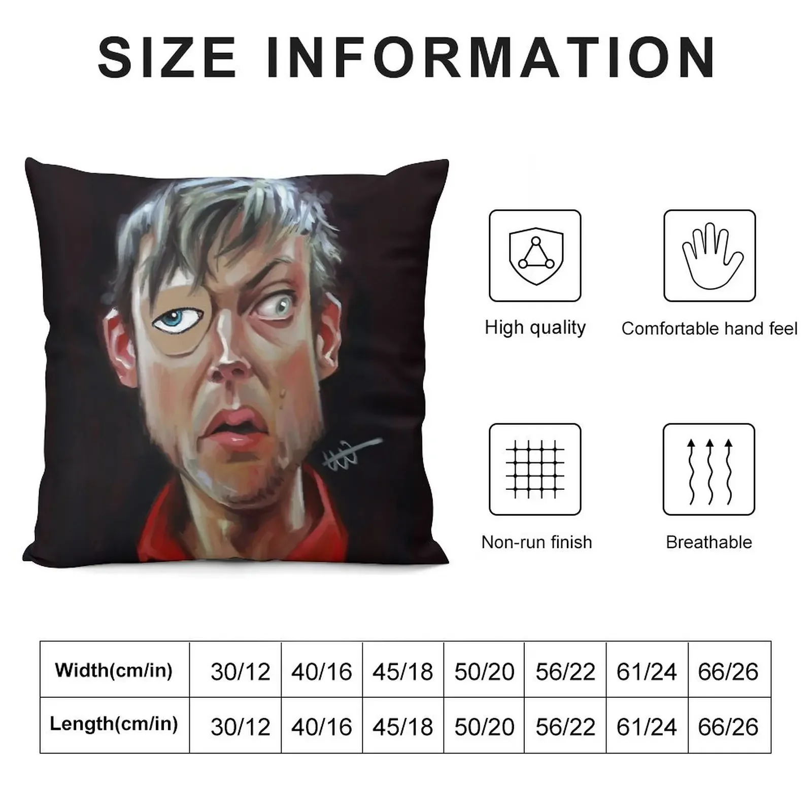 McPoyle Sunny Portrait Throw Pillow Decorative Sofa Cushion Decorative Cushion Pillow Case Christmas pillow