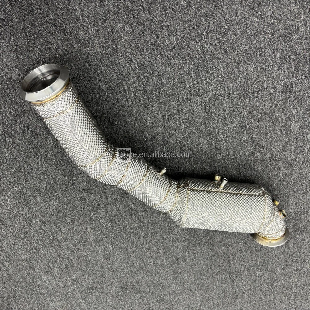 Auspuff-Downpipe für Mercedes Benz C43 2.0T W206 Edelstahl Hitzeschild Gerades Rohr Leistungs-Upgrade – Detail 9