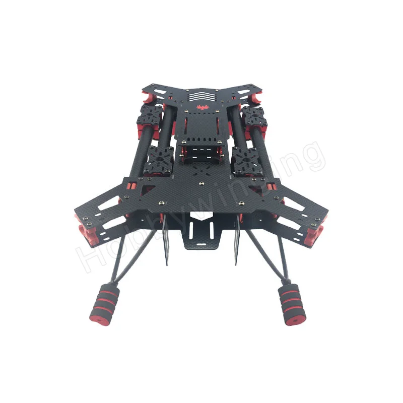 JMRRC H680-Kit de cadre d'avion quadrirotor FPV pliable en fibre de carbone, avec train d'atterrissage ultra-léger H4 T1