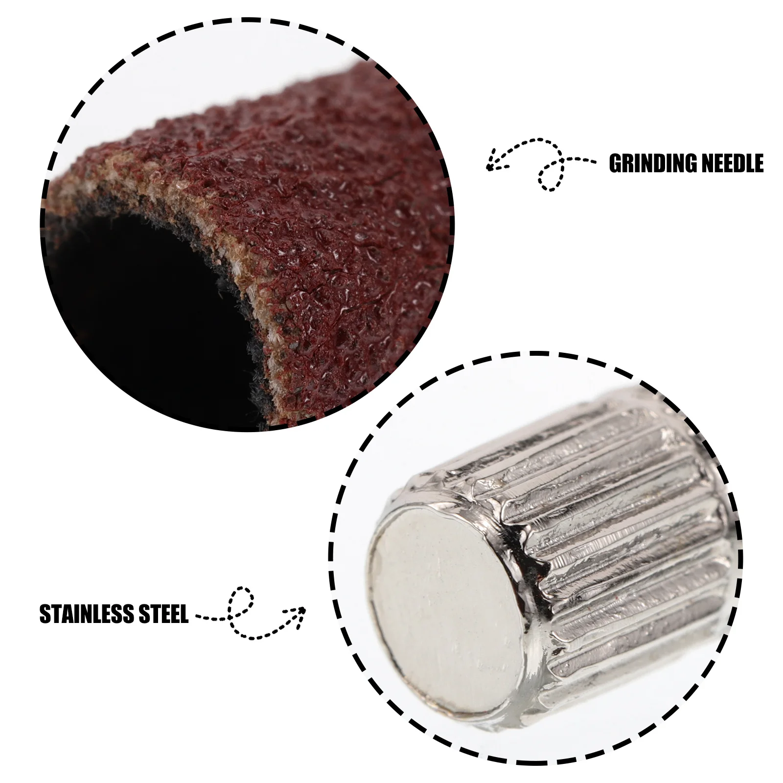 6 個ネイルビットセットダイヤモンド研削ヘッドマニキュアペディキュア電気爪やすりドリル 6 形状サンディングバンド