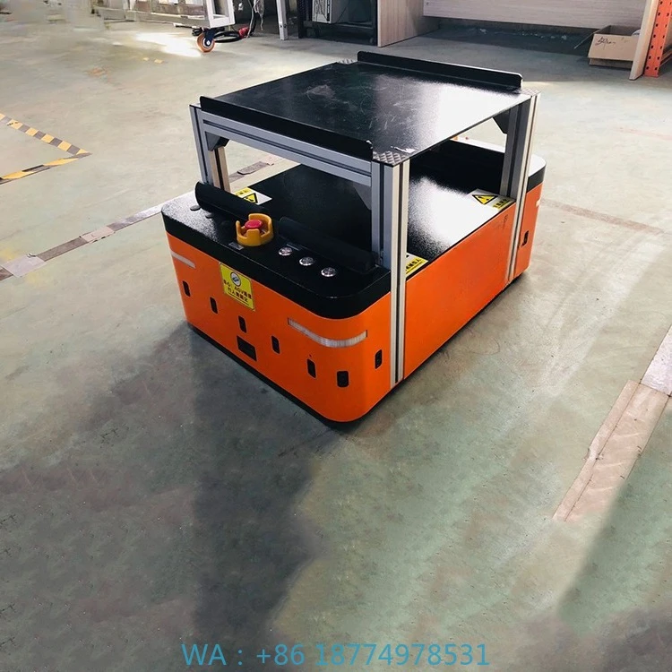 for Home Use and Manufacturing Plant Unmanned Intelligent Two-Way AGV New Condition Steel Material