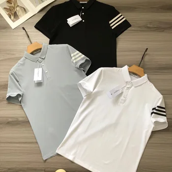 Summer New Trend Polo  Luxury Brand T-shirt Men's Women's Fashion Sports Street T Printing B Polo Tee Leisure Couple Top