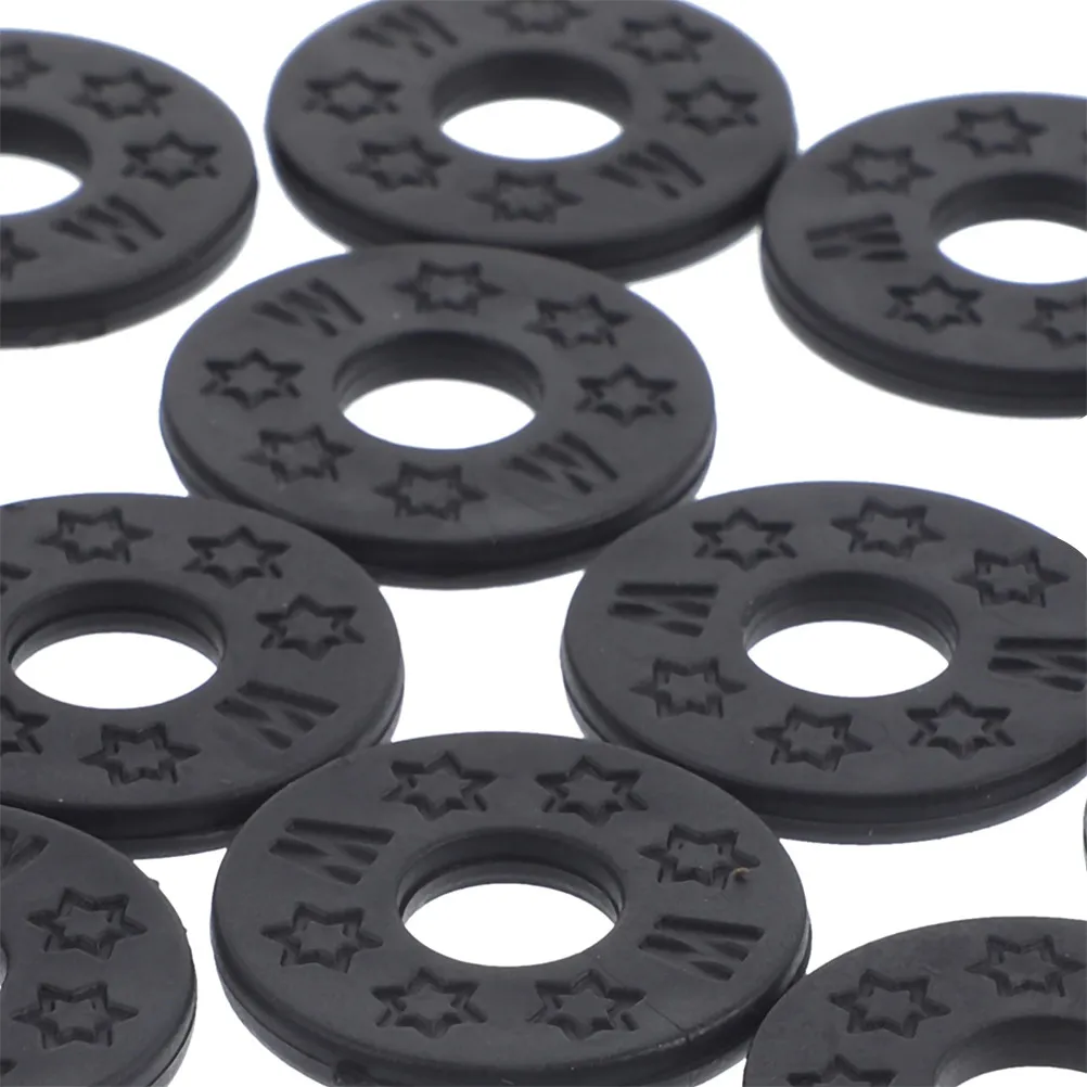 8Pcs Guitar Strap Blocks Silicone Locks High Reliability Replacement Parts for Electric Acoustic Bass Guitar Accessories