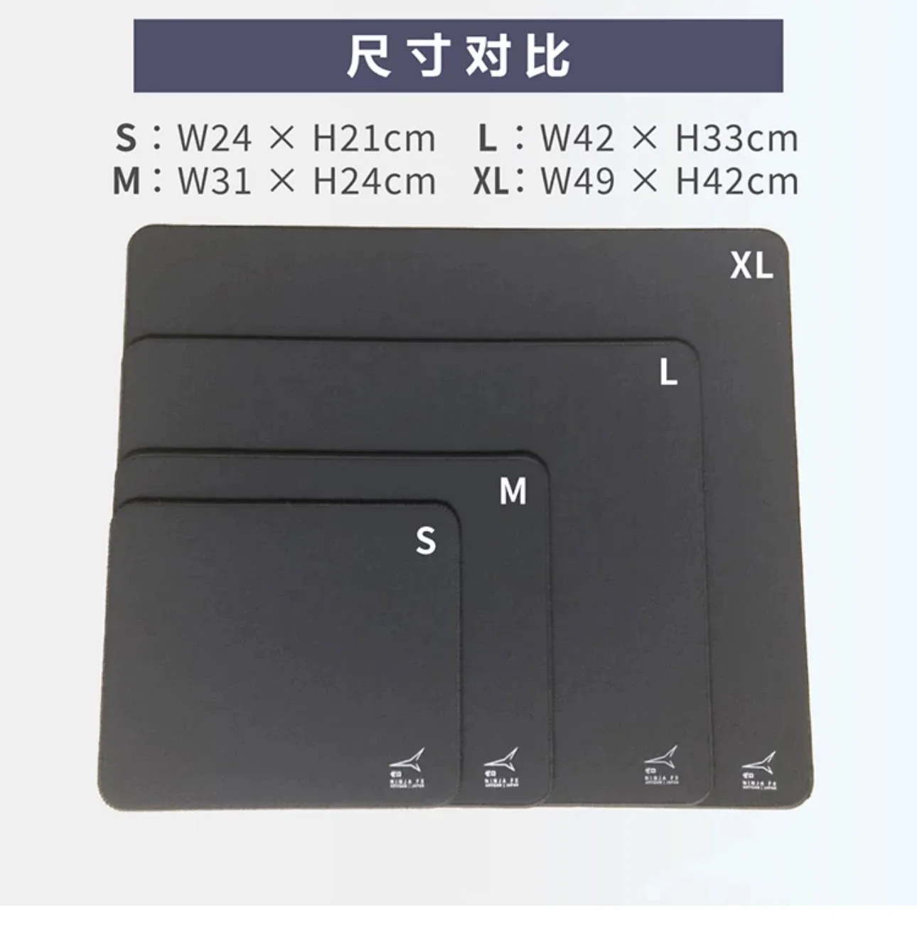Original ARTISAN FX ZERO Mousepad XSOFT SOFT MID 42*33/49*42/50*49cm Mouse Pad for Esports Gaming PORON Primer Mousepads Gifts