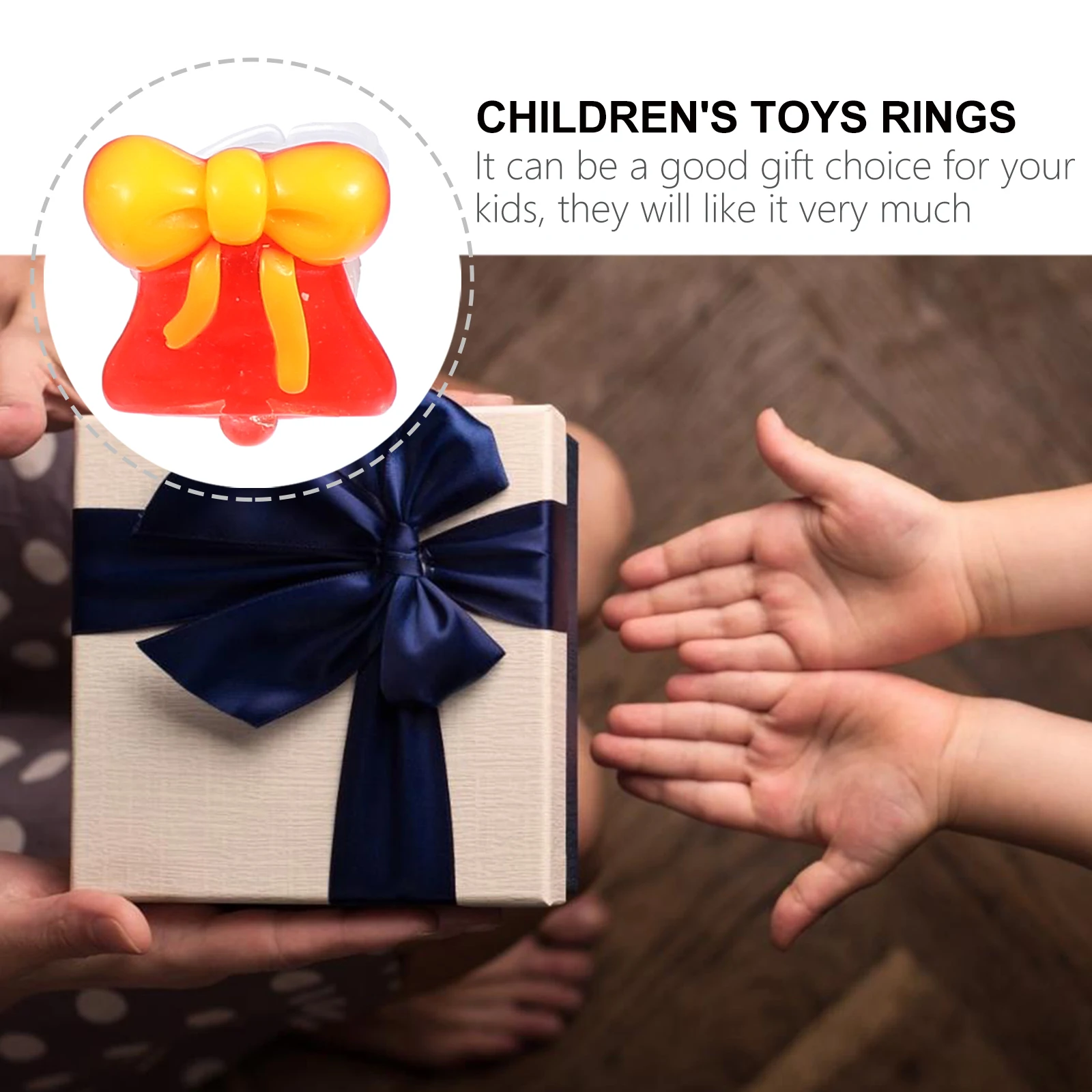 

10 Pcs Luminous Christmas Rings LED Light up Kids Finger Toys Gifts Children Party Trick Treat Game Accessories Plastic Jewelry
