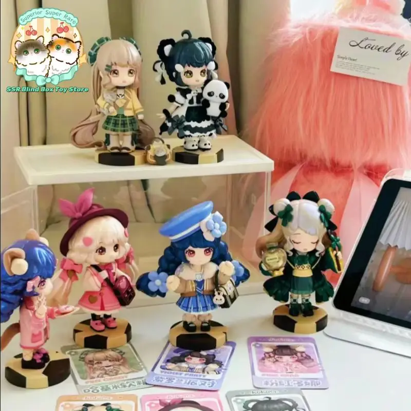 Kokoya 3.0 정품 시 만남 블라인드 박스 귀여운 데스크탑 장식품 Collectible Kawaii Toy for Children Girls Xmas Gift