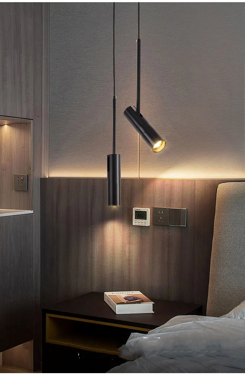 SSNCcNC LED Moderno Luci sospese 13W Nero Camera da letto lampada a sospensione Disegno dell'onda comodino luce pendente lampadario 3000 mila lampadario Per soggiorno