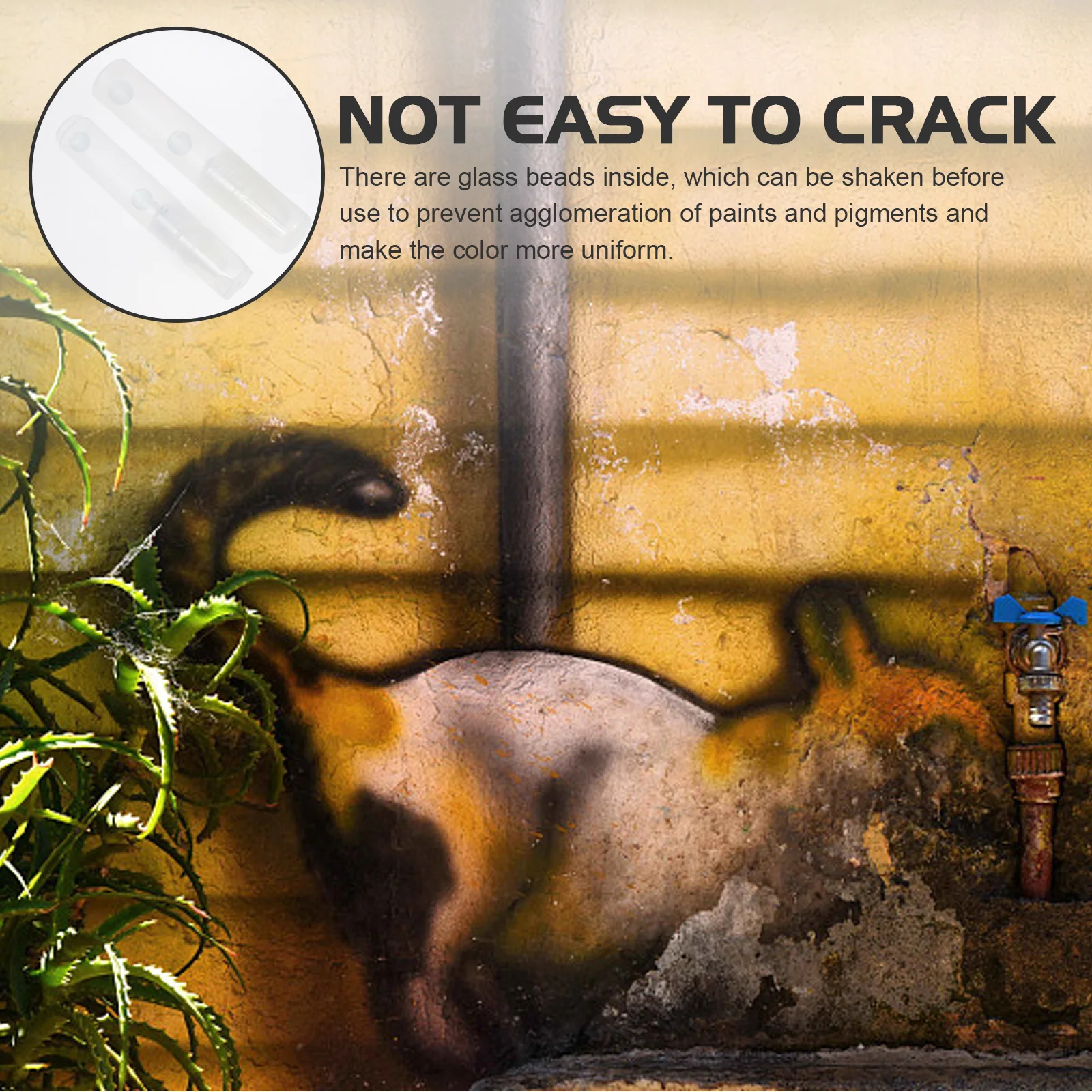 

7 Pcs Paint Empty Pen Shell Simple Shells Graffiti Lettering Plastic Pretty Accessories White Writing Covers