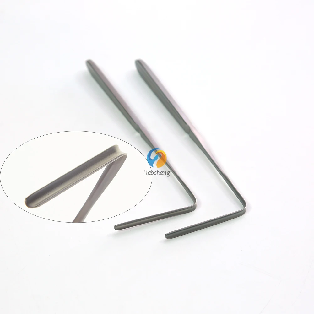 Plastic Surgical Instruments Aufricht Nasal Retractor Rhinoplasty Hook L Shape Blade Angled