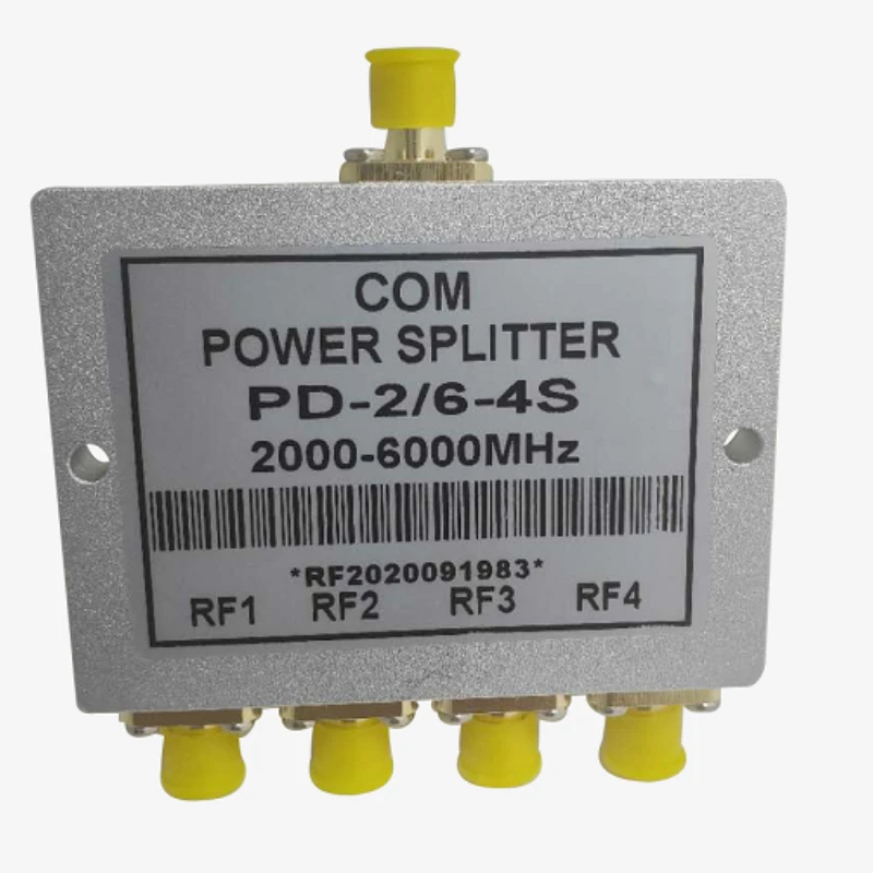 2000~6000 MHz 4-Way Power Splitter SMA female connector