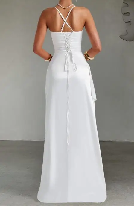 レディース Y2K セクシー Vネック 無地 タイトスカート おしゃれ 夏 2025 新作 コレクション タイトフィット 無地スカート