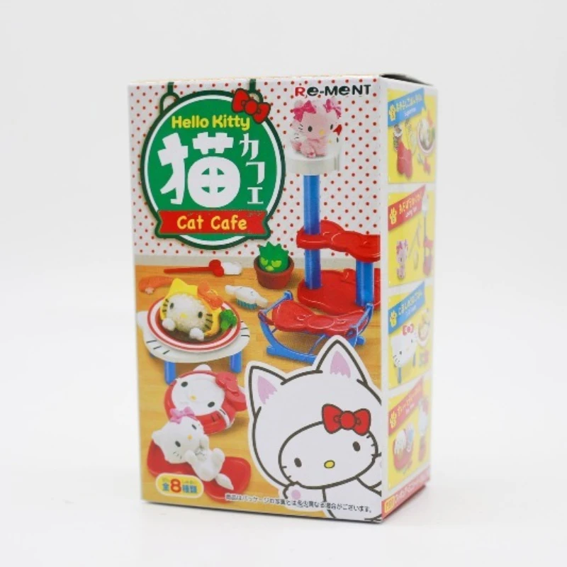 

Аниме-фигурки Hello Kitty (КТ) из серии «Кошачий кафе», коллекционные миниатюрные модели, игрушки-сюрпризы, подарки для детей