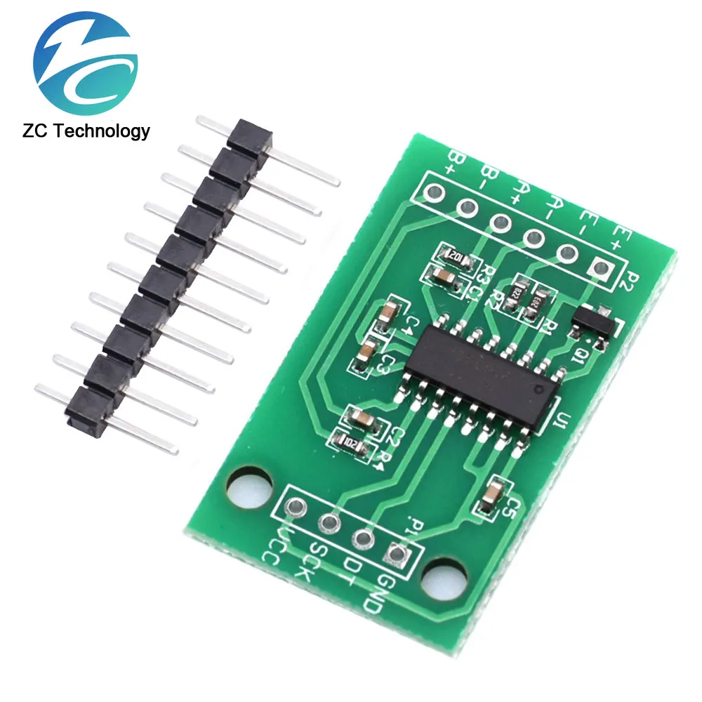 For Arduino Dual Channel HX711 Weighing Pressure Sensor 24-bit Precision A/D Module DIY Electronic Scale