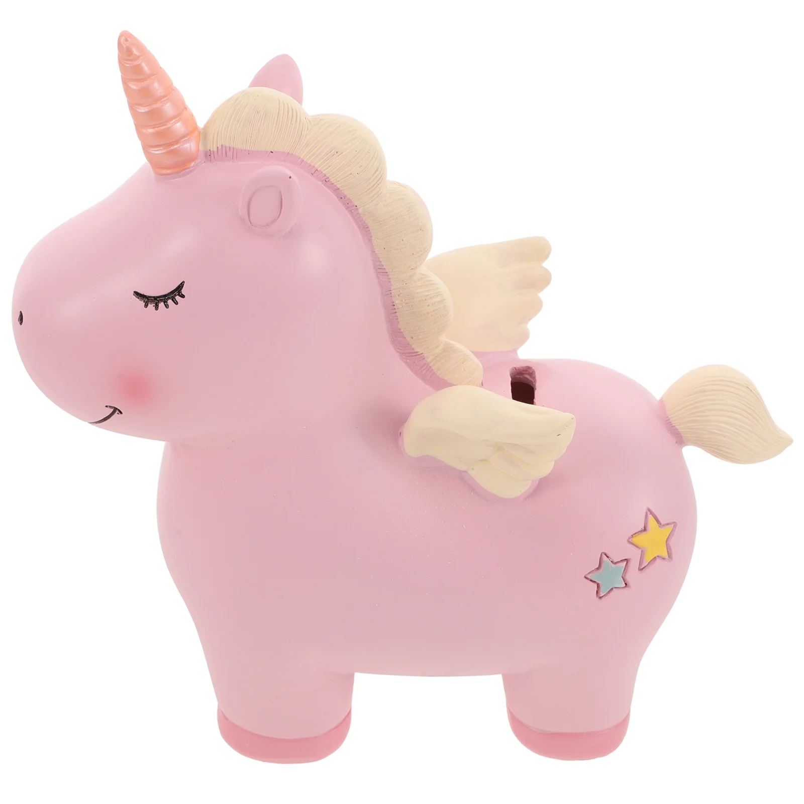 

Unicorn Trinkets Tabletop Decoration Girls Piggy Bank for Moon Synthetic Resin Kids Banks