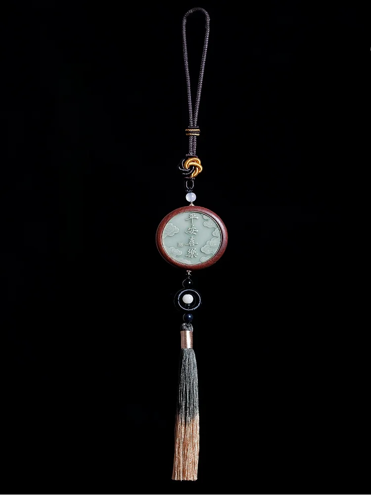 liaoning-kiln-2026-new-qingci-ceramic-car-pendant-unisex-safety-decoration-ornament-eastern-style-fashion-jewelry-accessory