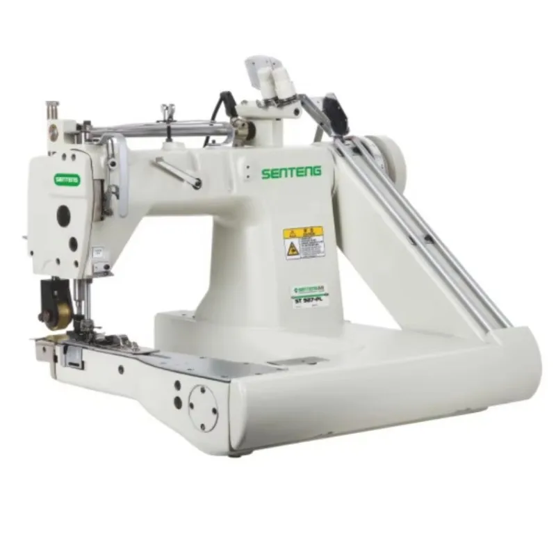 Lingrui Special Sewing Machine Arm Chain Double Needle Flatseam Blind Stitch Semi-automatic