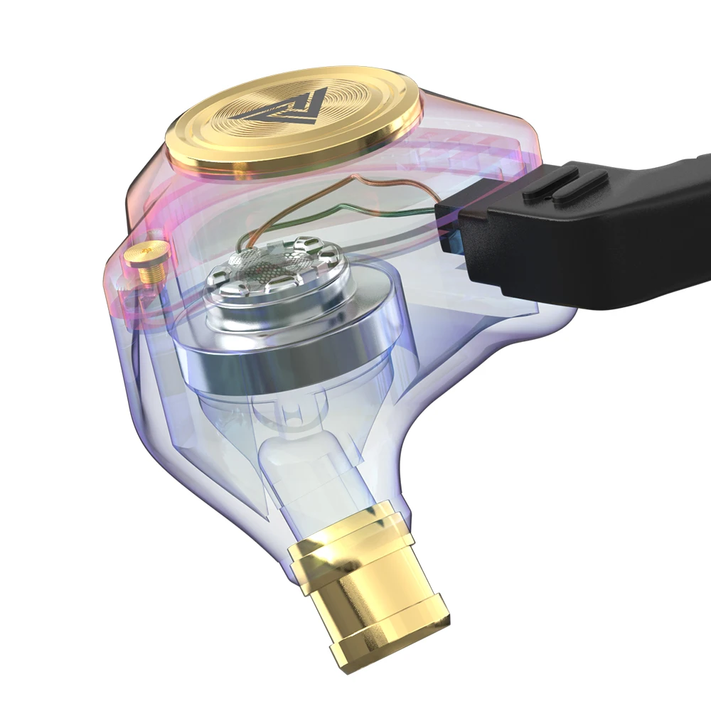 QKZ AK3 หูฟังชนิดใส่ในหูพร้อมไมโครโฟนแบบมีสาย HiFi Monitor หูฟังเบสหูฟังตัดเสียงรบกวนชุดหูฟังสําหรับเล่นเกม