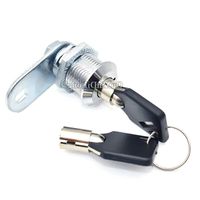 8PCS Zinc Alloy Tubular Cam Locks Camper Desk Drawer Toolbox File Cabinet Lock Metal Cabinet Door Lock Keys Alike/Keys Different