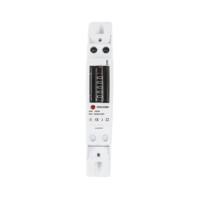 

1P miniature single-phase liquid crystal with backlight counter display intelligent rail type energy meter