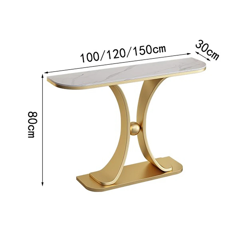Красота прихожей консольный столик металлический скандинавский гламурный минималистичный консольный столик эстетический гламурный Tisch Wohnzimer мебель для дома