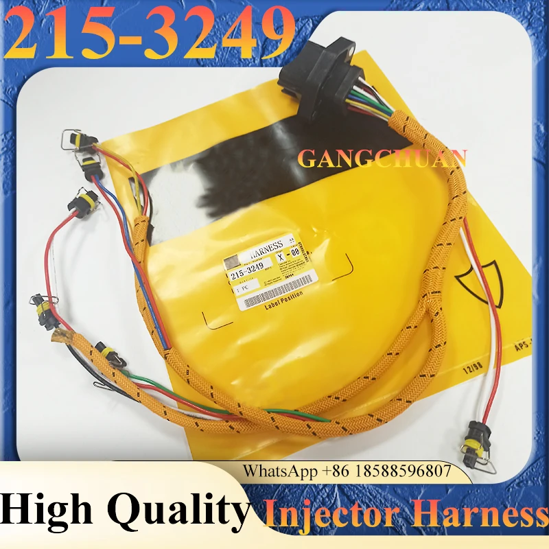 For E330C E330D E336D E340D Engine C9 C-9 Excavator Electric Parts Cable Wire 215-3249 2153249 Fuel Injector Harness