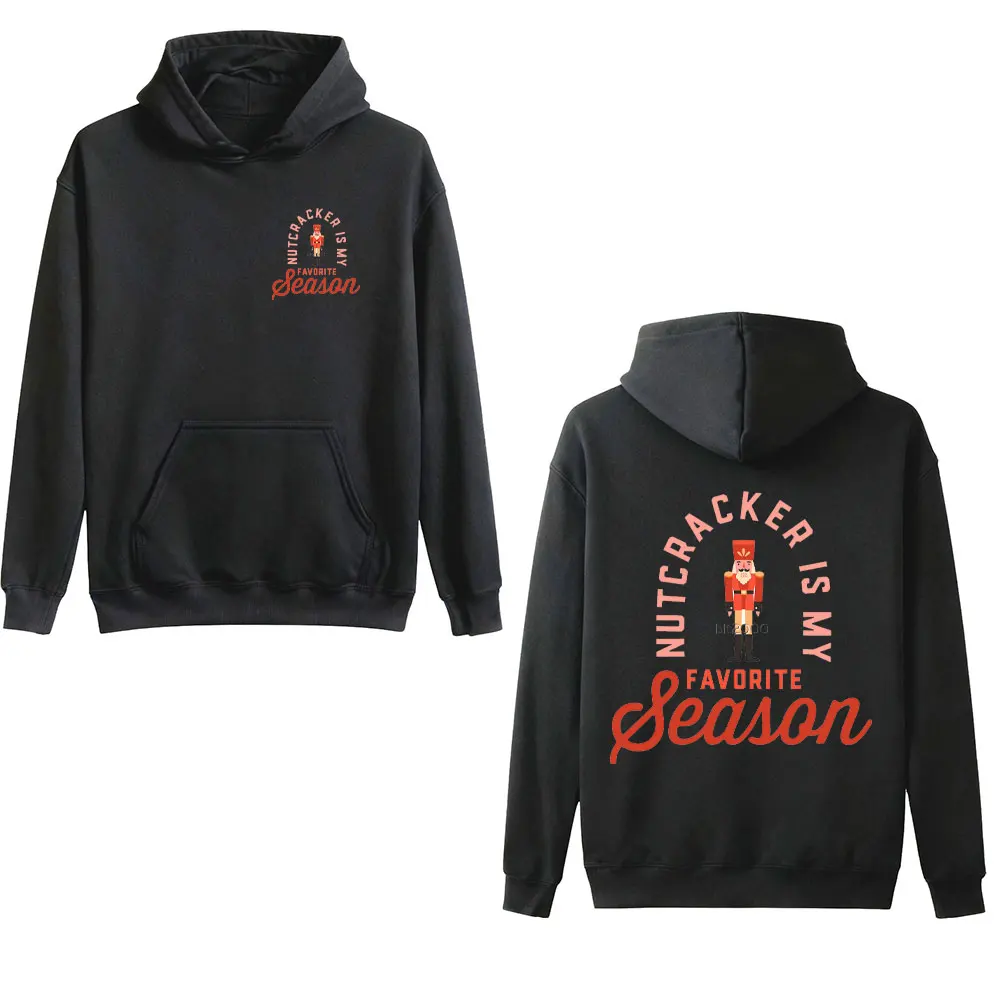 Coquette mignon casse-noisette noël dessin animé sweat à capuche mignon cadeau de vacances femmes col rond Festival cadeau le théâtre vivant