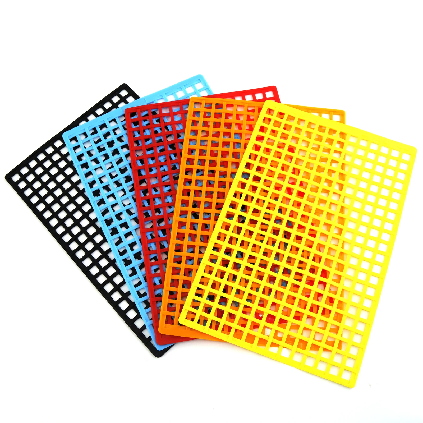 1Pcs Simulation Rubber Mesh Window Net Luggage Net Suitable for RC Remote Control Car TRX-4 TRX-6 Slash UDR Short Card Green Red