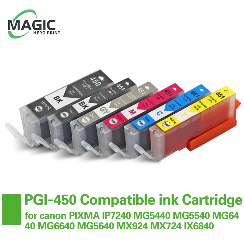 pgi 450 cli 451 cartucho de tinta compativel para canon pixma ip7240 mg5440 mg5540 mg6440 mg6640 mg5640 mx924 mx724 ix6840 pgi450 01