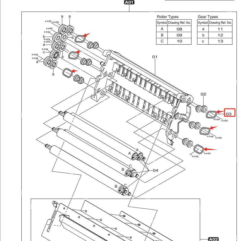 338F0054/388D1061103/388D1061344 Bridge Spring Color Expander Replacement Part Accessories