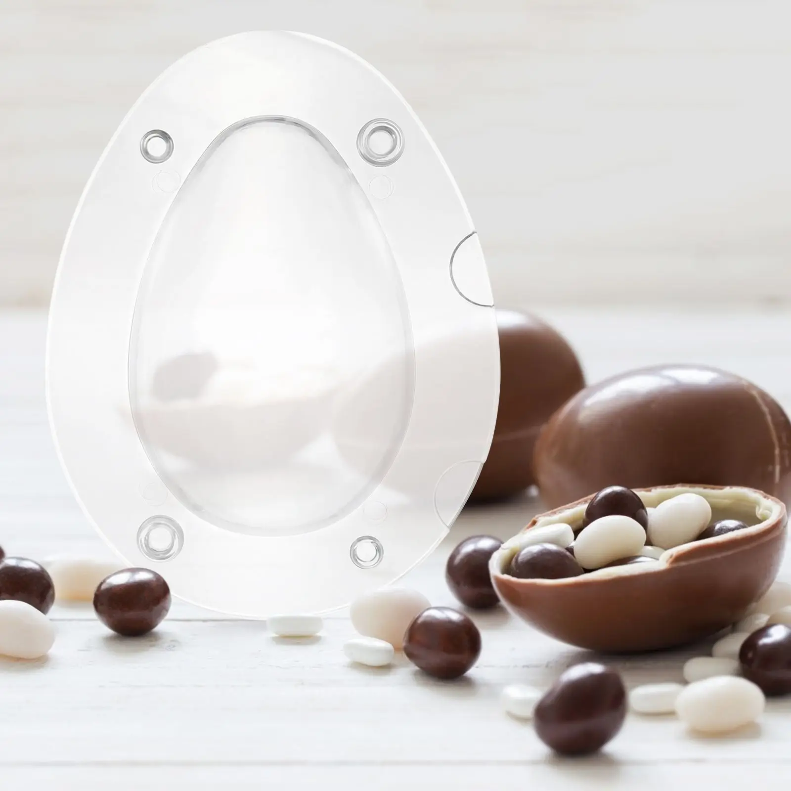 Dinosaur Egg Shape Mold Easter Egg Mold Plastic Chocolate Mold Baking Tools Cake Molds Dessert Maker Cookie Candy Silicone Form - Image 3