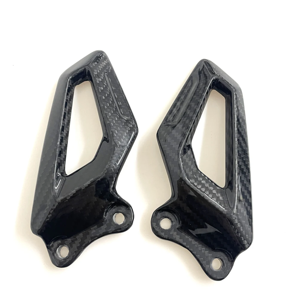 Für BMW S1000RR 2019-2022 2023 True Carbon Fiber Motorrad Zubehör Ferse Schutz Platten Fußstützen – Detail 6