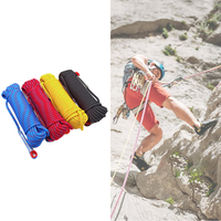 Climbing Rope 10mm 50m Outdoor Rock High Strength Static Survival Emergency Fire Rescue Safety Rope Cord Hiking Equipment