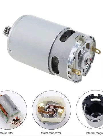 RS550 DC Motor 8.2mm 14 Teeth Gear Micro Motor RS 550 21V 28000RPM Electric Saw Motor for Mini Rechargeable Hand Saw